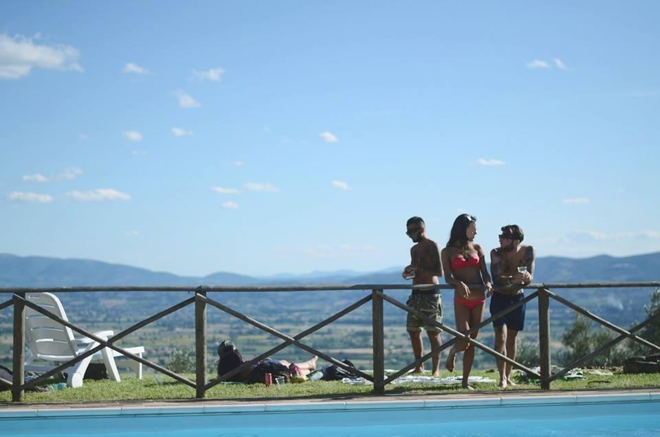 Agriturismo Villa Gabbiano Capodacqua  Exteriör bild