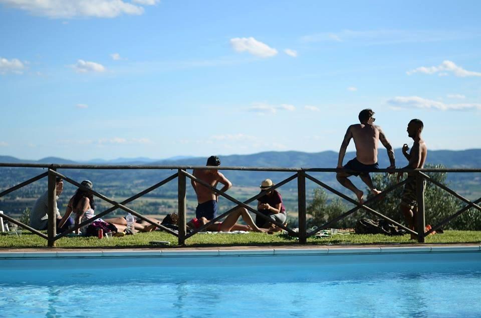Agriturismo Villa Gabbiano Capodacqua  Exteriör bild